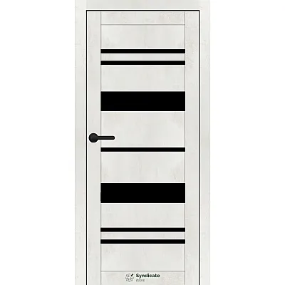 Міжкімнатні Двері SD-PVC-104 BLK Syndicate ПВХ плівка-6