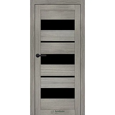 Міжкімнатні Двері SD-PVC-105 BLK Syndicate ПВХ плівка-0