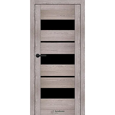 Міжкімнатні Двері SD-PVC-105 BLK Syndicate ПВХ плівка-1