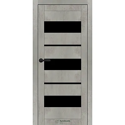 Міжкімнатні Двері SD-PVC-105 BLK Syndicate ПВХ плівка-5