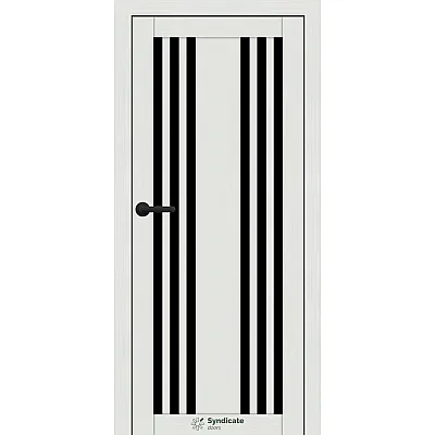 Міжкімнатні Двері SD-PVC-126 BLK Syndicate ПВХ плівка-1