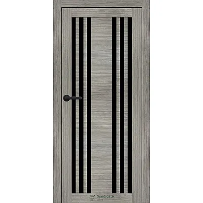 Міжкімнатні Двері SD-PVC-126 BLK Syndicate ПВХ плівка-2