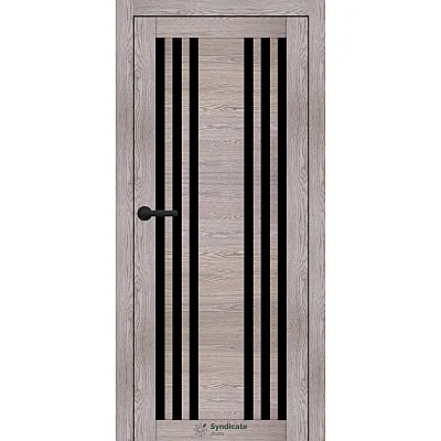 Міжкімнатні Двері SD-PVC-126 BLK Syndicate ПВХ плівка-3