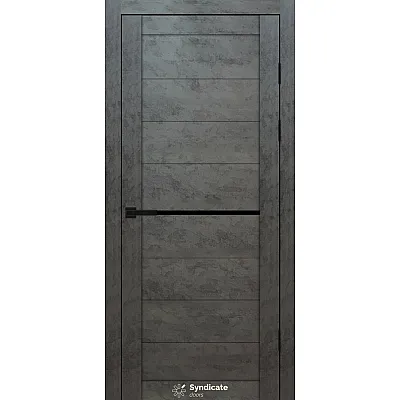 Межкомнатные Двери SD-PVC-129 BLK Syndicate ПВХ плёнка-2
