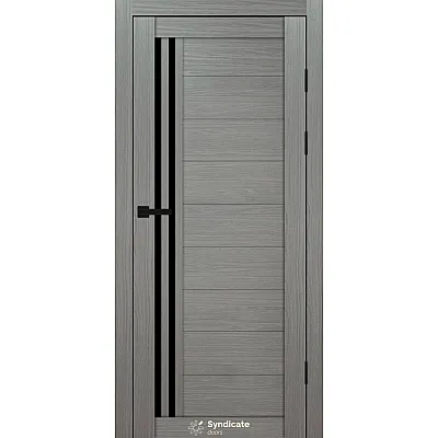 Міжкімнатні Двері SD-PVC-135 BLK Syndicate ПВХ плівка-2