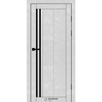 Міжкімнатні Двері SD-PVC-136 BLK Syndicate ПВХ плівка-3