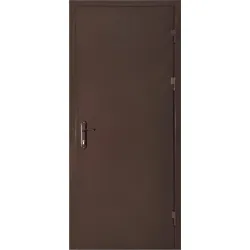 Двері Техно 2 Шагрень Коричнева 8017 StalMax