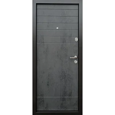 Входные Двери Эталон Стелла бетон темный "Qdoors"-1