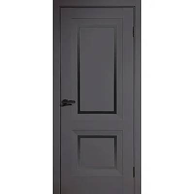 Міжкімнатні Двері Греція BLK SUPER MATE Europe Doors ПВХ плівка-0