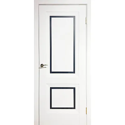 Міжкімнатні Двері Греція BLK SUPER MATE Europe Doors ПВХ плівка-1
