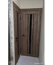 Межкомнатные Двери FL-03 BLK Korfad ПВХ плёнка