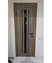 Межкомнатные Двери FL-03 BLK Korfad ПВХ плёнка