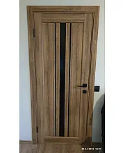 Межкомнатные Двери FL-03 BLK Korfad ПВХ плёнка