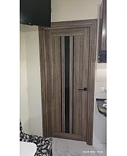 Межкомнатные Двери FL-03 BLK Korfad ПВХ плёнка