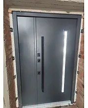 Входные Двери Slim S 1200 антрацит Страж