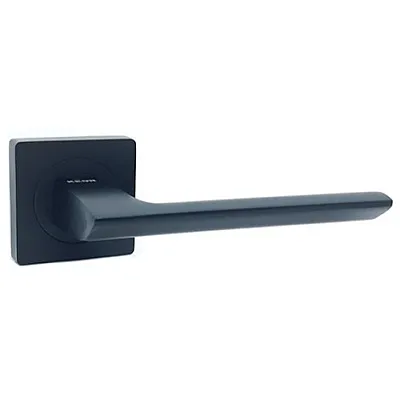 Ручки на розетах Кедр R08-148-AL-BLACK MAT-0