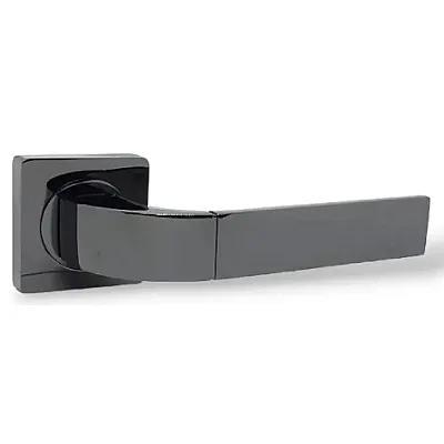 Ручки на розетах Кедр R08-170-AL-BLACK NI-0