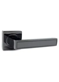 Ручки на розетах Кедр R08-348-AL-BLACK NI