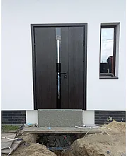 Входные Двери Slim S 1200 антрацит Страж