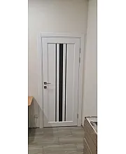 Межкомнатные Двери FL-03 BLK Korfad ПВХ плёнка