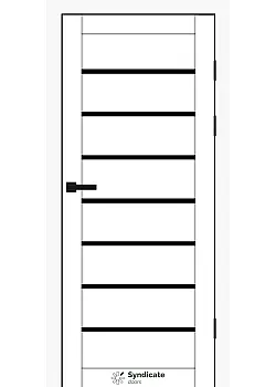 Двери SD-PVC-102 BLK белый Syndicate