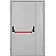Входные Двери Технические EI 60 RAL 7035 1200 с ручкой анти паника "Форт"-4-thumb