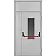 Входные Двери Технические EI 60 RAL 7035 1200 с ручкой анти паника "Форт"-4-thumb