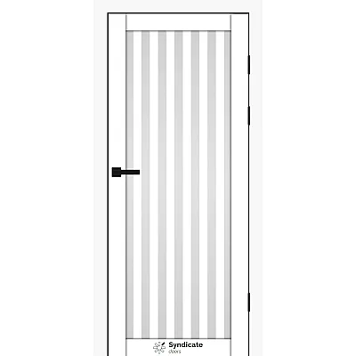 Межкомнатные Двери SD-PVC-125 белый Syndicate ПВХ плёнка-0