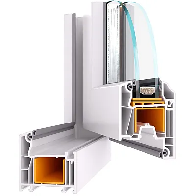 Металопластикові двері WDS 5S поворотно-відкидне 900 x 2200 мм-7