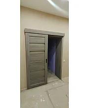 Межкомнатные Двери Cremona BLK белый матовый Leador ПВХ плёнка