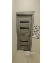 Межкомнатные Двери Cremona BLK белый матовый Leador ПВХ плёнка