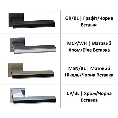 Ручки на розетах Genrich R77.220-1