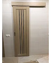 Двери Verona BLK дуб мокко Leador