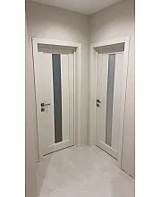 Двери ML-01 белый матовый Папа Карло