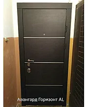 Входные Двери Авангард Горизонт AL 2 цвета "Qdoors"