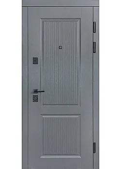 Двери Термо Статус (квадро) Securemme 269/263 Хром/Белый матовый Булат