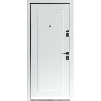 Вхідні Двері Термо Статус (квадро) Securemme 269/263 Хром/Білий матовий Булат-1