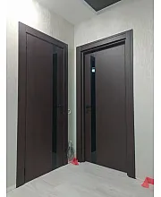Межкомнатные Двери Plato Line PTL-04 венге панга BLK Darumi Ламинатин