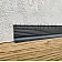 Плинтус алюминиевый Волнистый 40x11.7x2700 мм ALU-NV4011R Чёрный RAL9005 Kluchuk-3-thumb