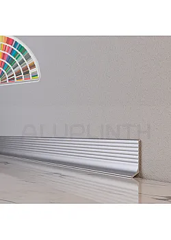Плинтус алюминиевый Волнистый 40x11.7x2700 мм ALU-NV4011R RAL Kluchuk