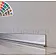 Плинтус алюминиевый Волнистый 40x11.7x2700 мм ALU-NV4011R RAL Kluchuk-3-thumb