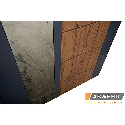 Входные Двери 478 UFO GOLD COTAGE1 (KT1 з терморазрывом) Abwehr-5