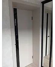 Межкомнатные Двери Plato Line PTL-04 дымчастый краст BLK Darumi Ламинатин