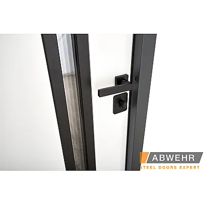Вхідні Двері Defender (KTM) 506 Nordi Glass RAL 7021Т Abwehr-3