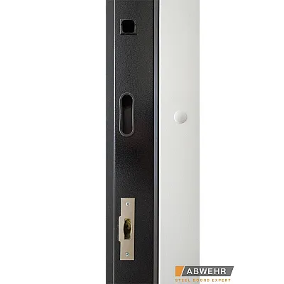 Вхідні Двері Cotage1 (KT1 з терморозривом) 496 UFO BLACK RAL 7016 Abwehr-4