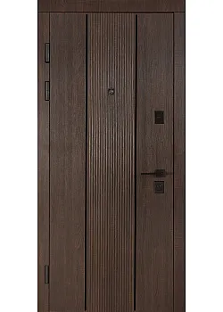 Двери Ультра (квадро) Kale 547/251 Дуб дорато темный / Рустик авиньон блан Булат