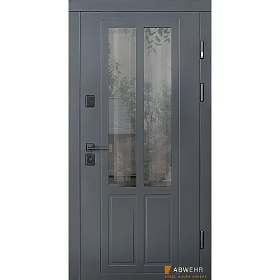 Вхідні Двері COTAGE (KT1 з терморозривом) Vinorit 552 Country NeoGlass Abwehr-0