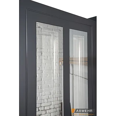 Вхідні Двері COTAGE (KT1 з терморозривом) Vinorit 552 Country NeoGlass Abwehr-5