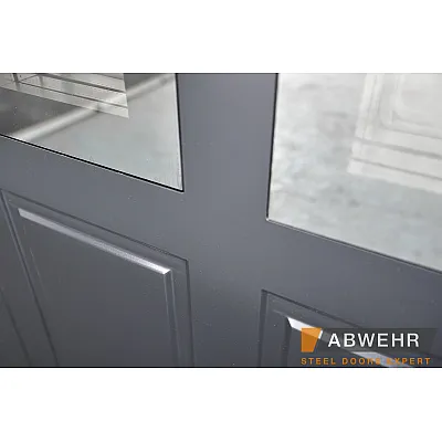 Вхідні Двері COTAGE (KT1 з терморозривом) Vinorit 552 Country NeoGlass Abwehr-3
