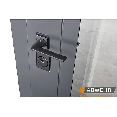 Вхідні Двері COTAGE (KT1 з терморозривом) Vinorit 552 Country NeoGlass Abwehr-7